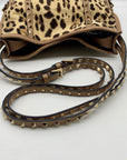 Valentino Garavani Rockstud Leopard Shoulder Bag