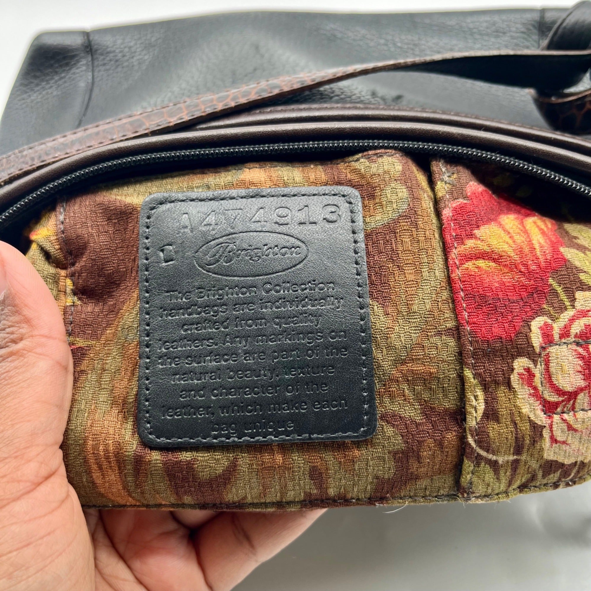Brighton Brown Leather Shoulder Bag