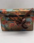 Patricia Nash French Riviera Print Leather Crossbody