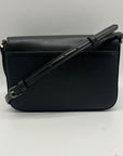 Kate Spade Black Saffiano Leather Sadie Envelope Crossbody Bag