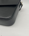 Kate Spade Black Saffiano Leather Sadie Envelope Crossbody Bag