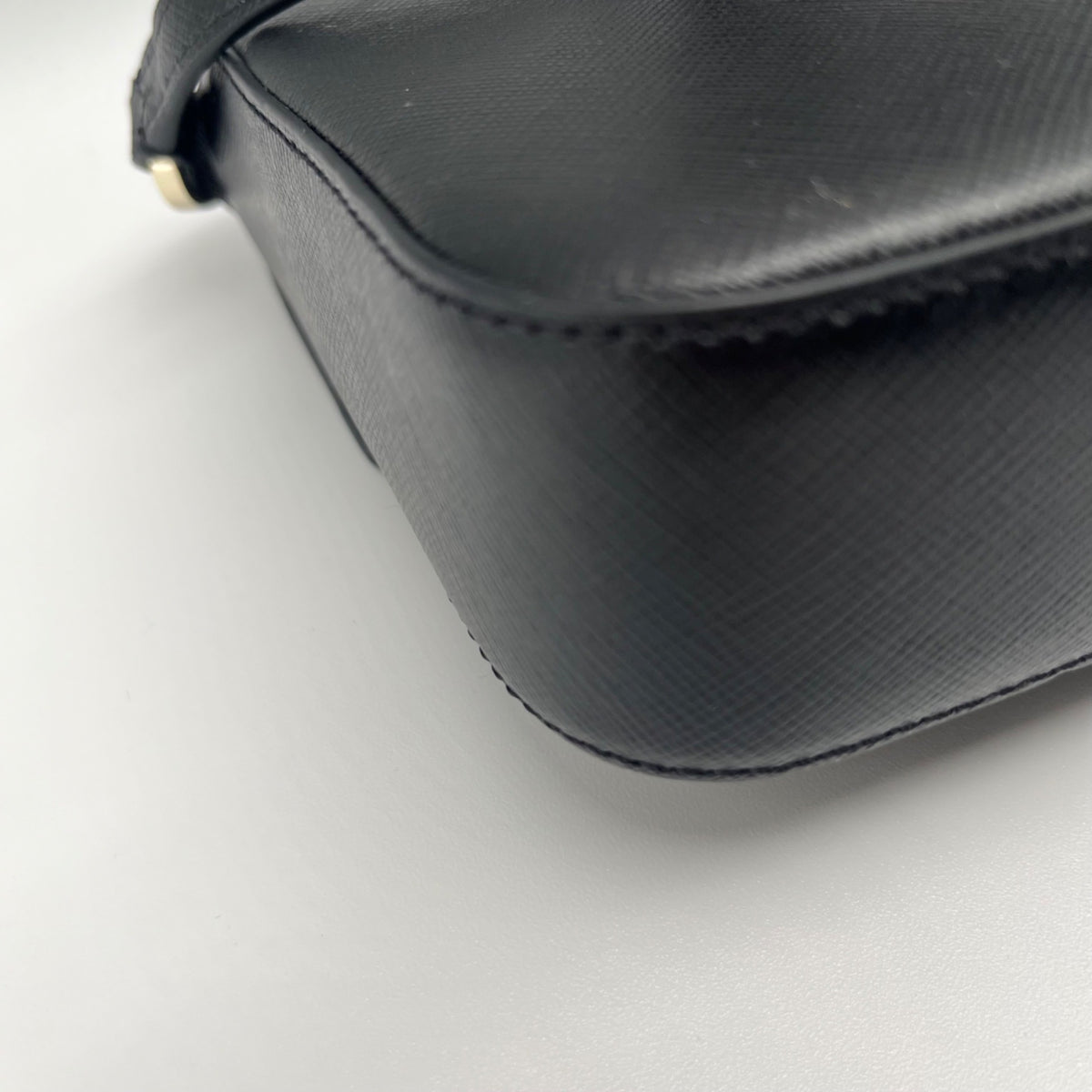 Kate Spade Black Saffiano Leather Sadie Envelope Crossbody Bag