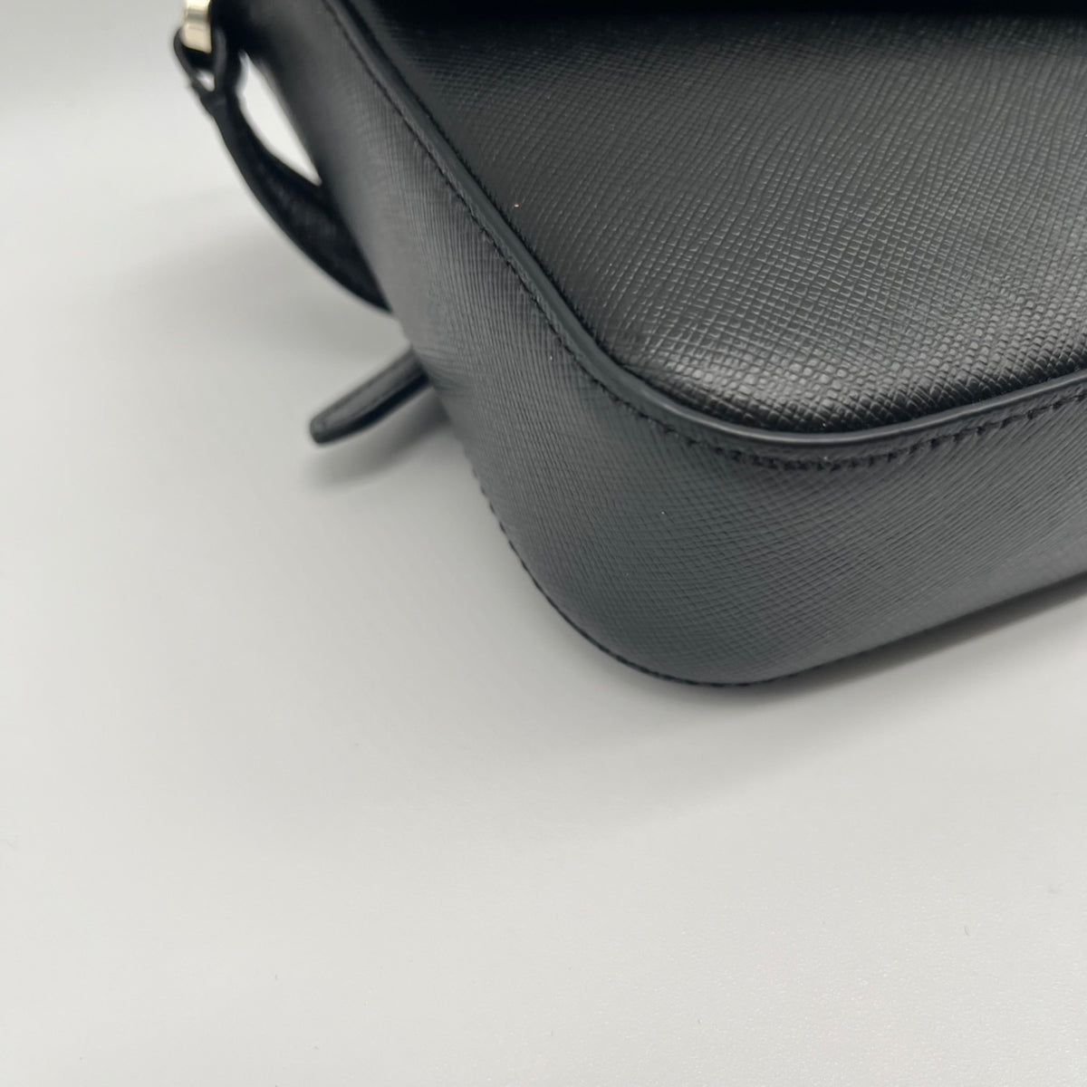 Kate Spade Black Saffiano Leather Sadie Envelope Crossbody Bag