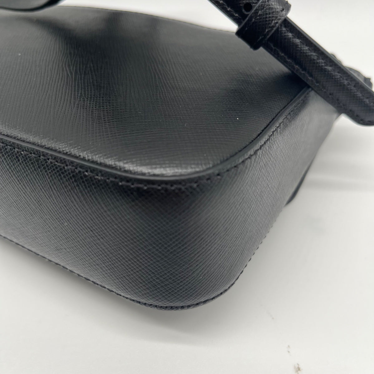 Kate Spade Black Saffiano Leather Sadie Envelope Crossbody Bag