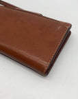 Fossil Brown Leather Double Snap Logan Wallet