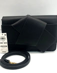 On 34th Black Rosemari Clutch