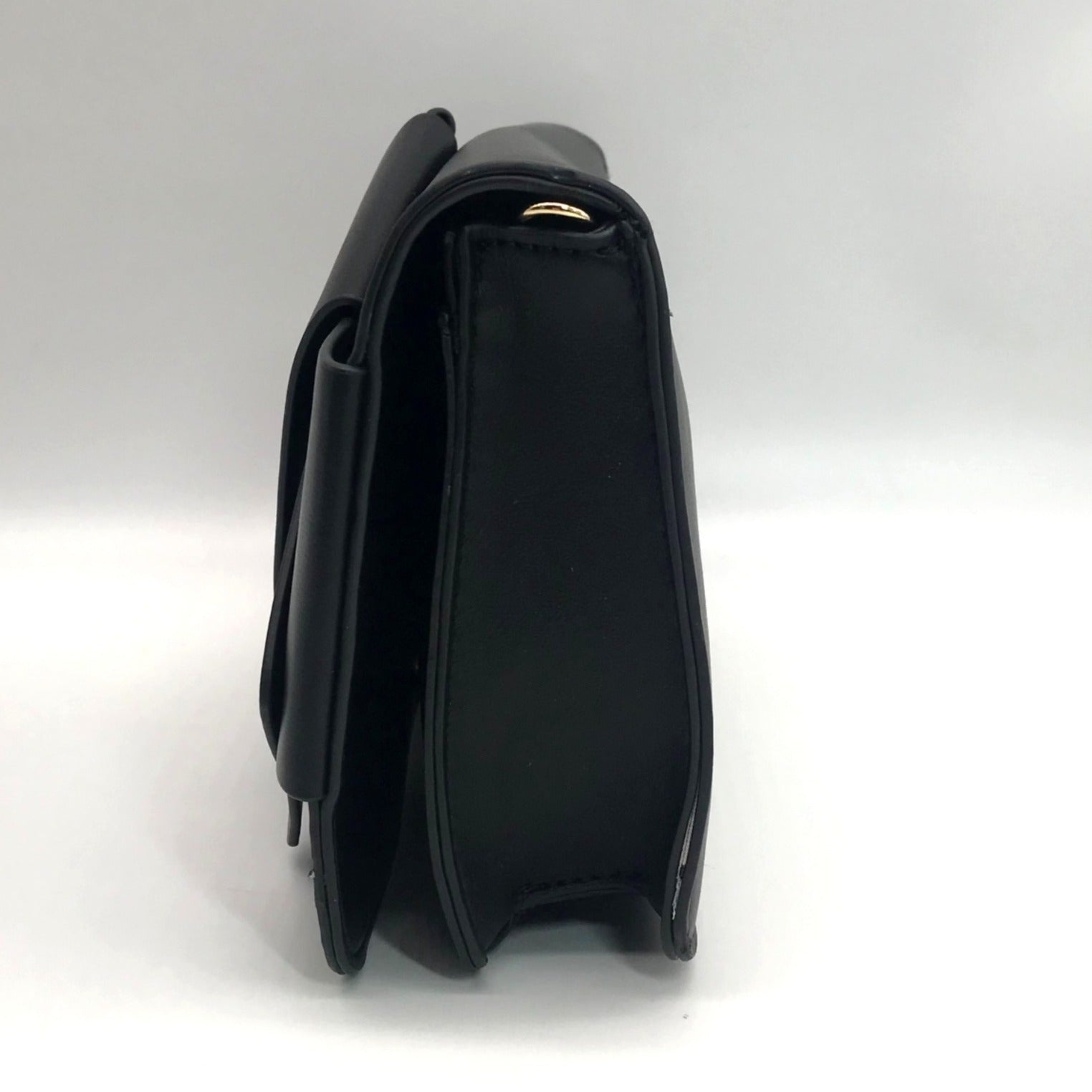 On 34th Black Rosemari Clutch