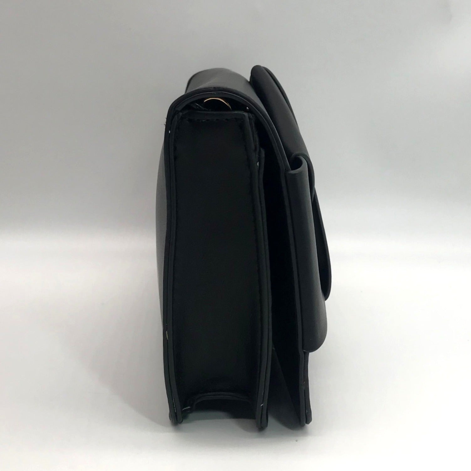 On 34th Black Rosemari Clutch