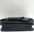 On 34th Black Rosemari Clutch