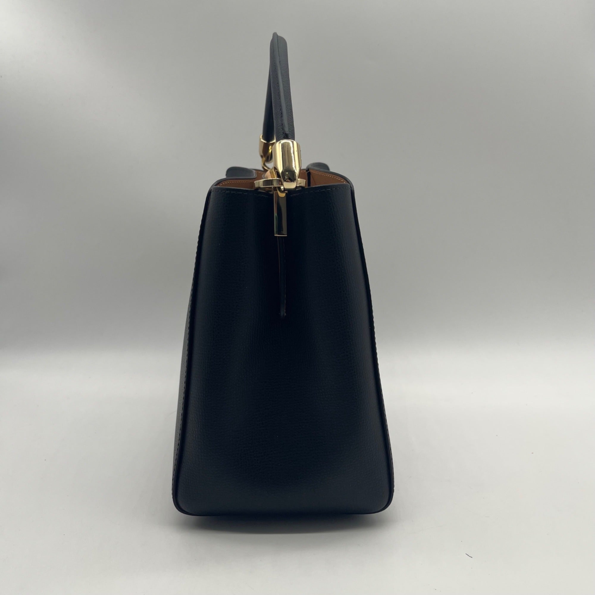 Kate SpadeBlack Leather Phoede Medium Top Handle Satchel Bag