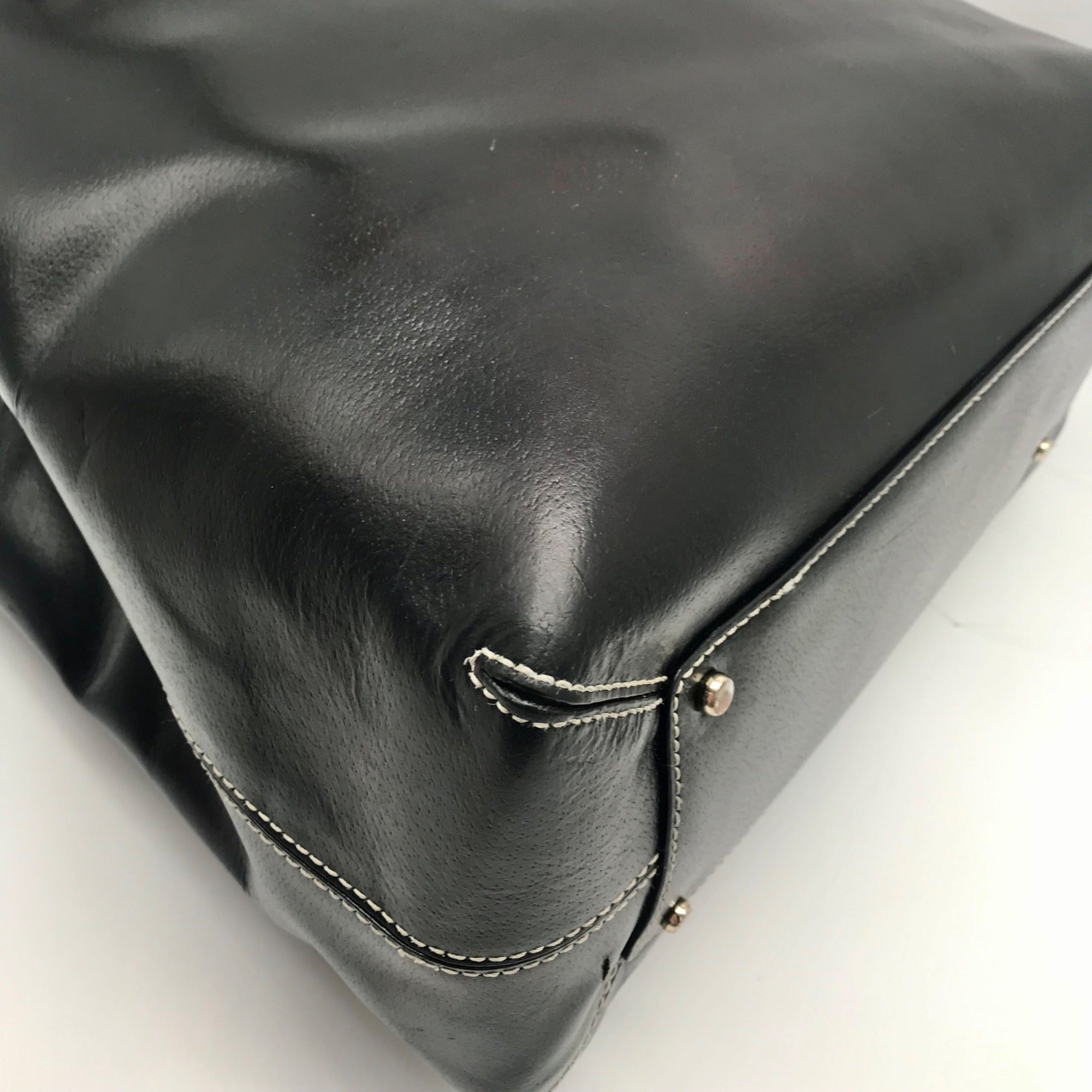 Kate Spade New York Black leather Wellesley Martine Tote bag
