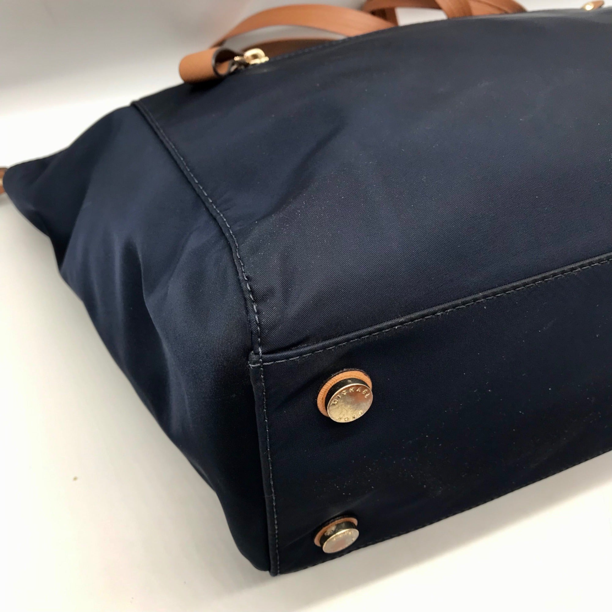 Michael Kors Blue Nylon Kelsey Tote Bag