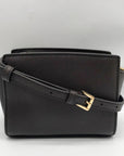 Michael Kors Brown Calf Hair Mini Selma Crossbody Bag