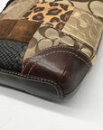 Coach Brown Monogram Patchwork Shoulder Bag 11497
