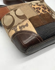 Coach Brown Monogram Patchwork Shoulder Bag 11497