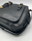 Fossil Black Leather Women's Brooke Satchel Bag