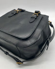 Fossil Black Leather Women's Brooke Satchel Bag