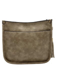 HKCLUF Vegan Leather Hobo Crossbody Bag