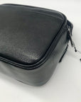 Karl Lagerfeld Black Rhinestone Duo Camera Crossbody