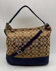 Coach Signature Canvas Hobo Shoulder Bag F23279