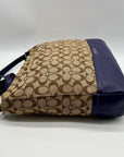 Coach Signature Canvas Hobo Shoulder Bag F23279