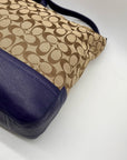 Coach Signature Canvas Hobo Shoulder Bag F23279