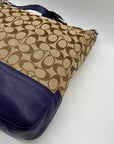 Coach Signature Canvas Hobo Shoulder Bag F23279