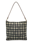 Kate Spade Gray Canvas Vintage Geometric Print Shoulder Bag
