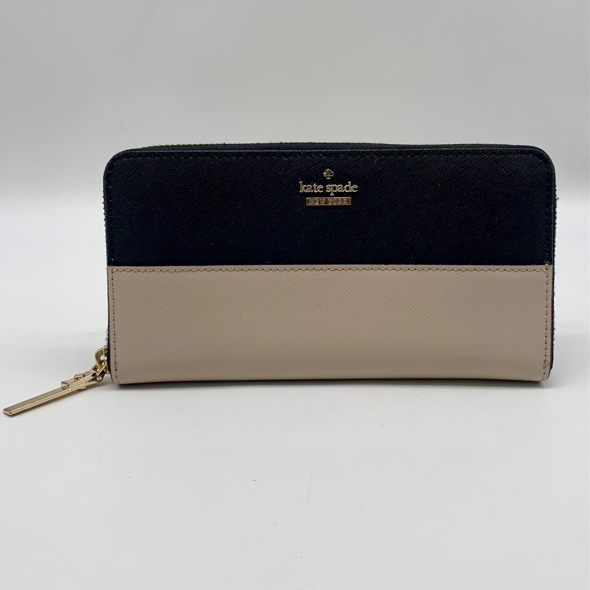 Kate Spade Beige &amp; Black Colorblock Cameron Street Maise Satchel w/ Wallet
