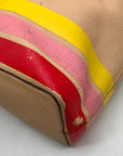 Tory Burch Colorful Striped Perry Tote Bag