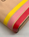 Tory Burch Colorful Striped Perry Tote Bag