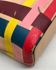 Tory Burch Colorful Striped Perry Tote Bag
