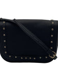 Kate Spade Carsen Black Saffiano Laurel Way Jeweled Crossbody Bag