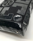 Tory Burch Black Canvas & Patent Leather Large Tote Bag