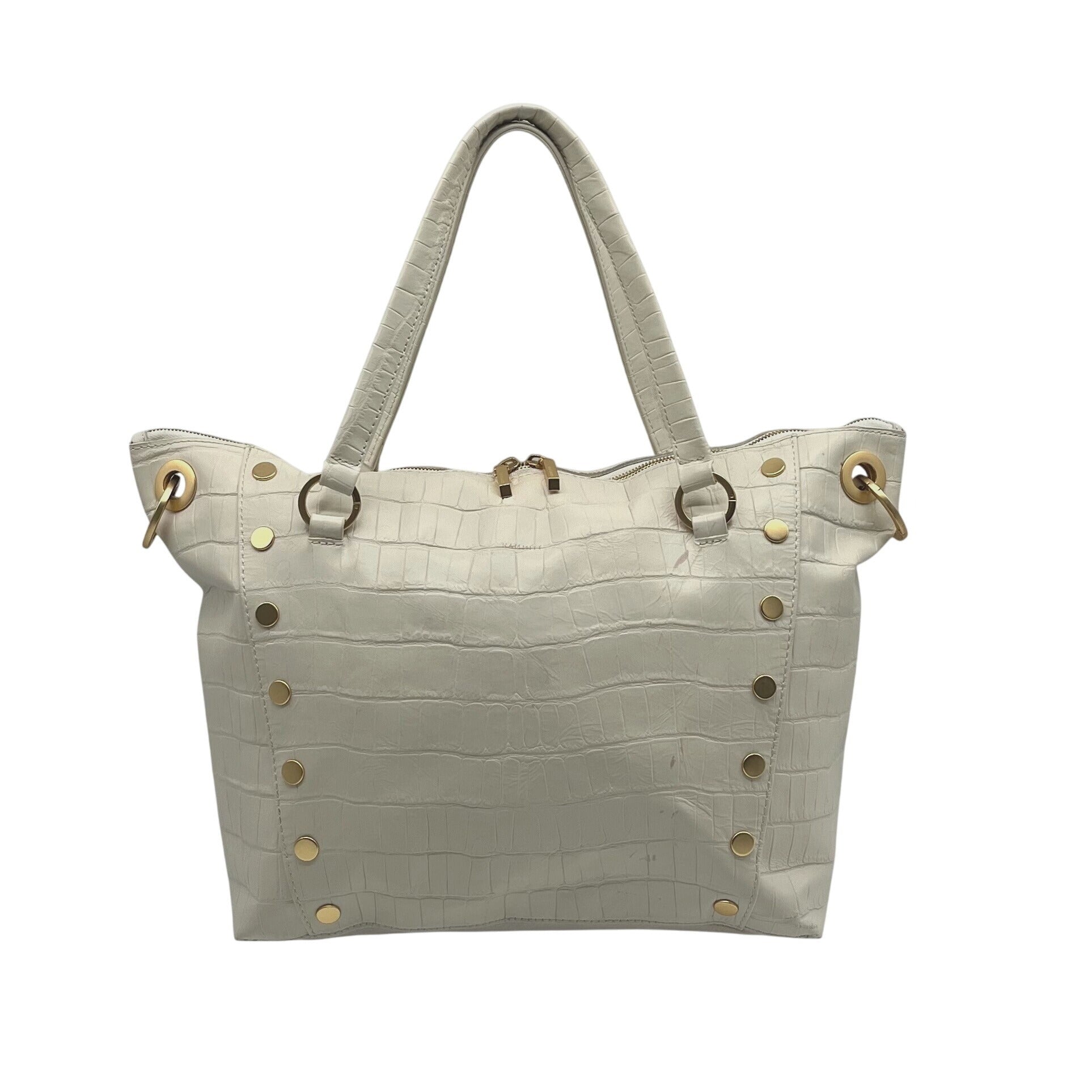 Hammitt Daniel Calla Lily Croc Embossed Leather Tote Bag