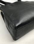 Kate Spade Black Pebbled Leather Brennan Grey Street Tote Bag