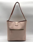 Dooney & Bourke Blush Pink Saffiano Leather Ashby Shoulder Bag & Wristlet