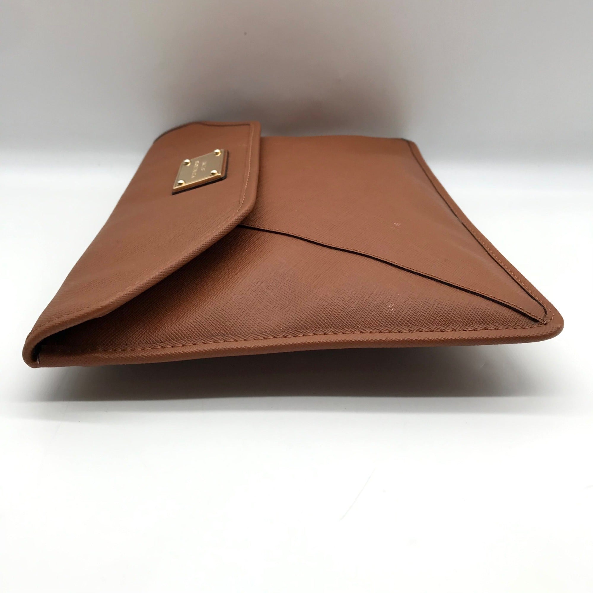 Michael Kors Tan Clutch Bag