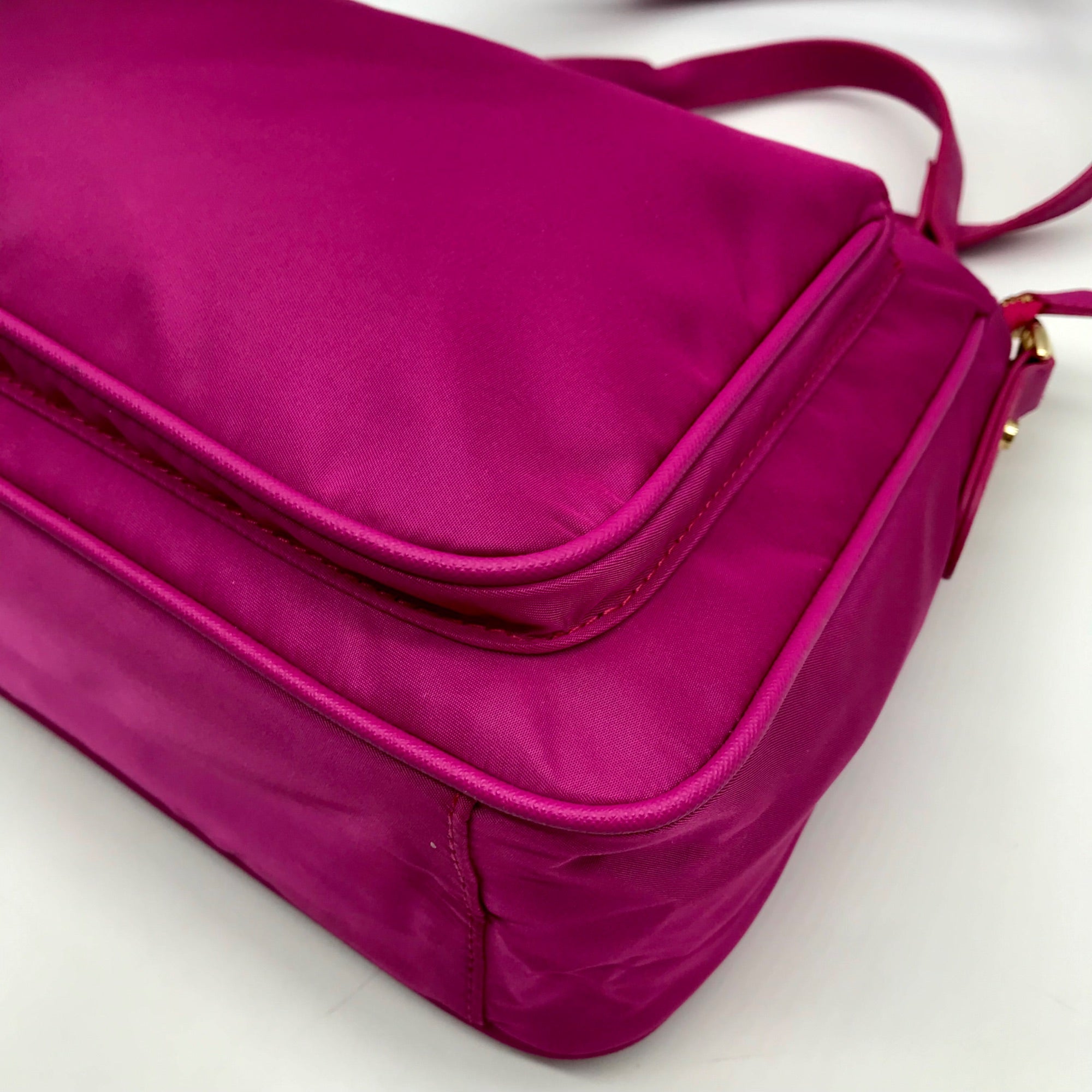 JPK Paris Purple Nylon Crossbody Bag