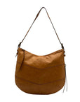  Hobo Slouchy Brown Leather Shoulder Bag