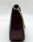 Michael Kors Oxblood Rouge Sombre Leather Shoulder Bag Gift Set
