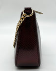 Michael Kors Oxblood Rouge Sombre Leather Shoulder Bag Gift Set
