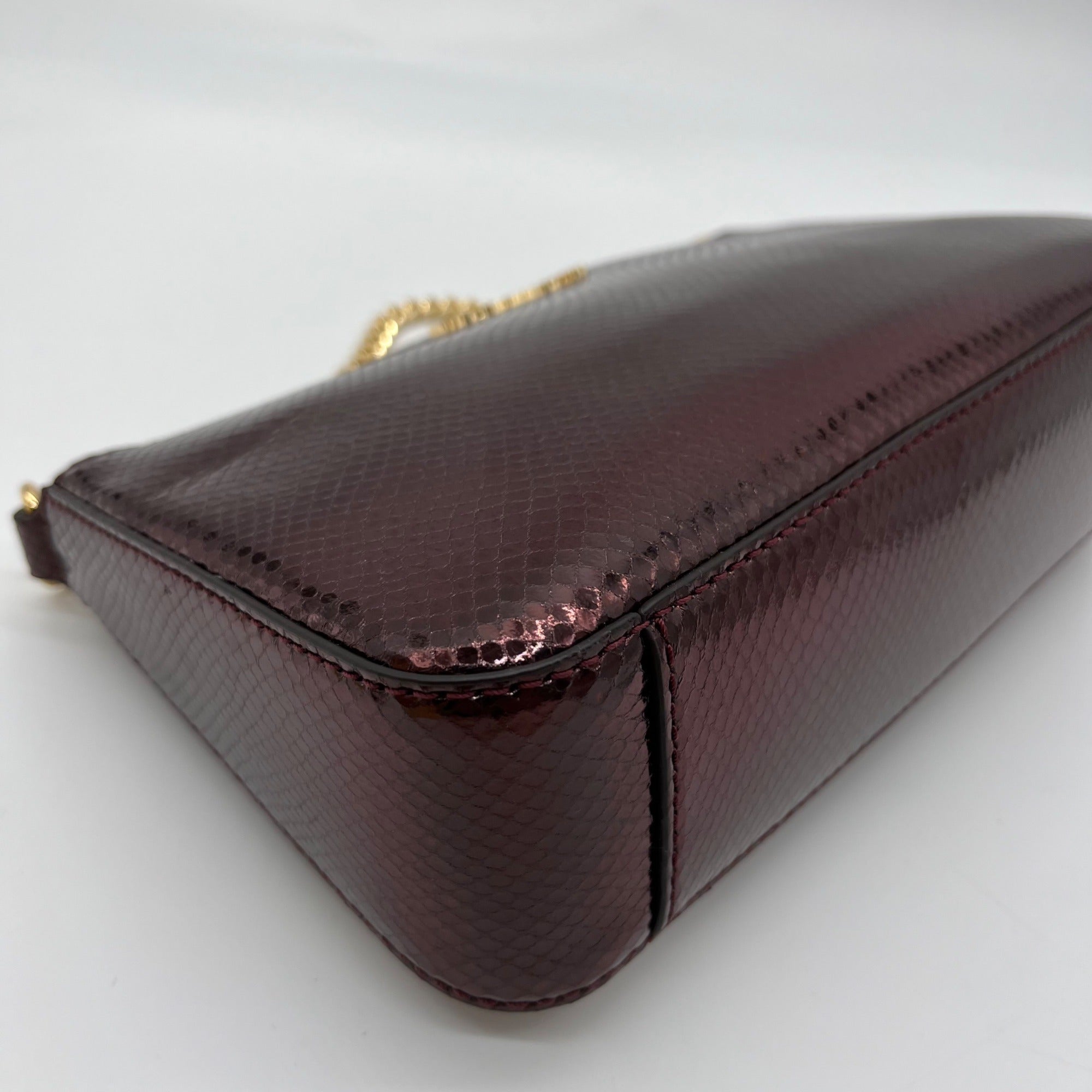 Michael Kors Oxblood Rouge Sombre Leather Shoulder Bag Gift Set
