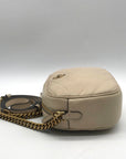 Tory Burch Cream Quilted Leather Crossbody Bag