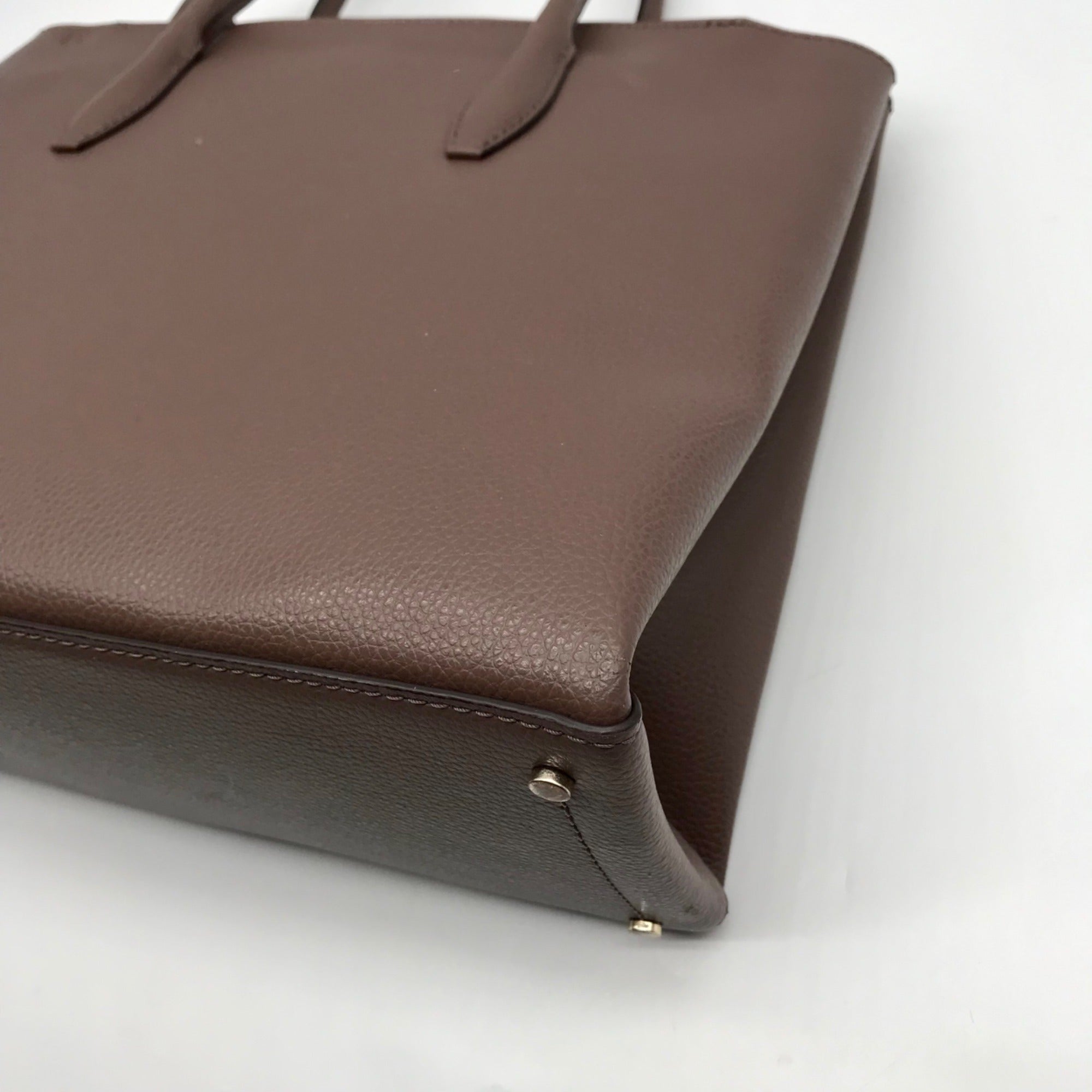 Kate Spade Nutmeg Pebbled Leather Eva Satchel Bag