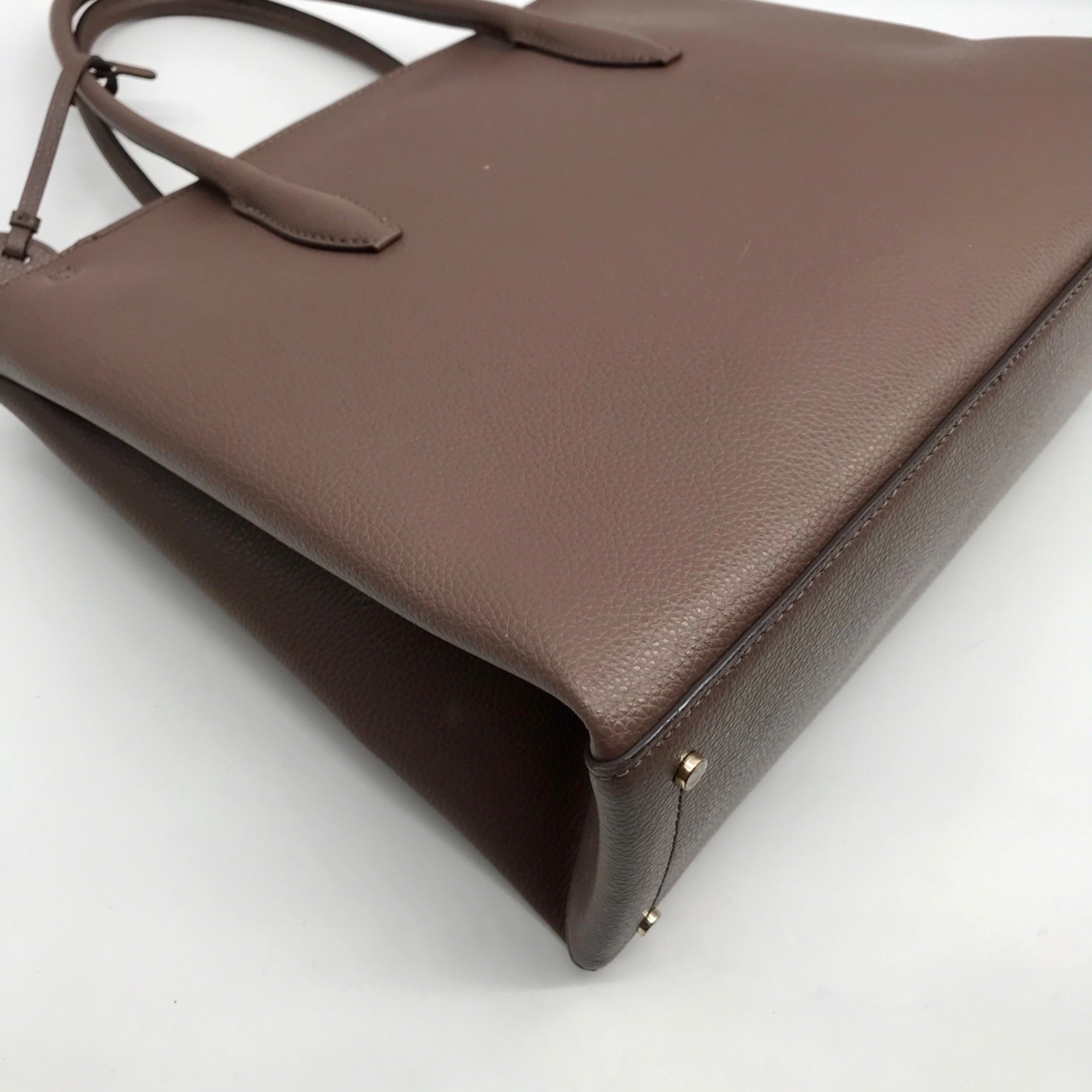 Kate Spade Nutmeg Pebbled Leather Eva Satchel Bag