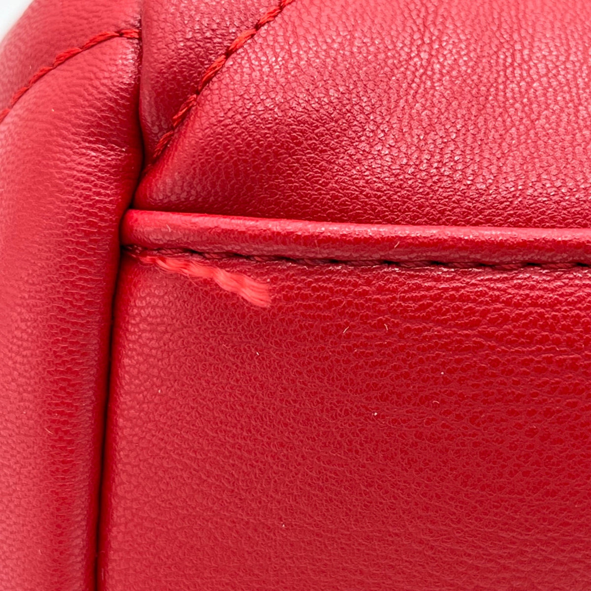 Badgley Mischka Red Faux Leather Convertible Crossbody