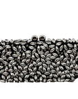 I.N.C. International Concepts Black East West Embellished Minaudiere Convertible Clutch
