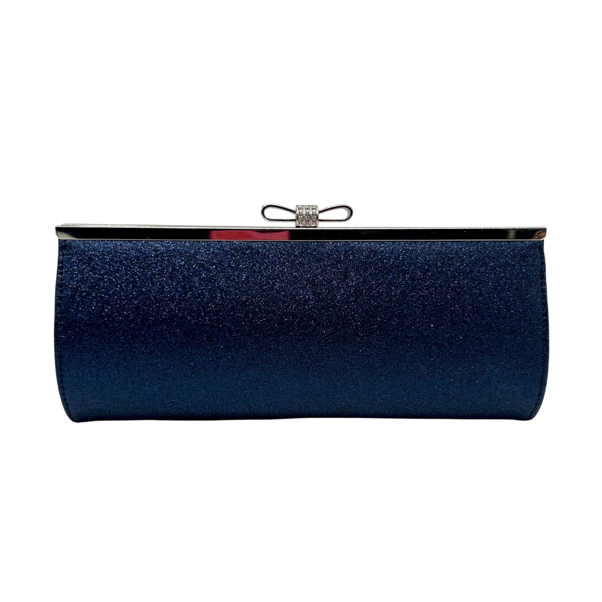 I.N.C. International Concepts Navy Blue Fabric Evening Clutch