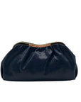 I.N.C. Navy Blue Faux Leather-Reptile Crossbody Bag
